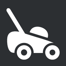 icon lawn mowing